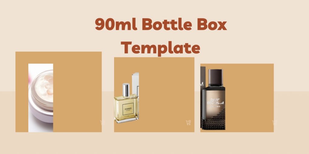 90ml Bottle Box Template