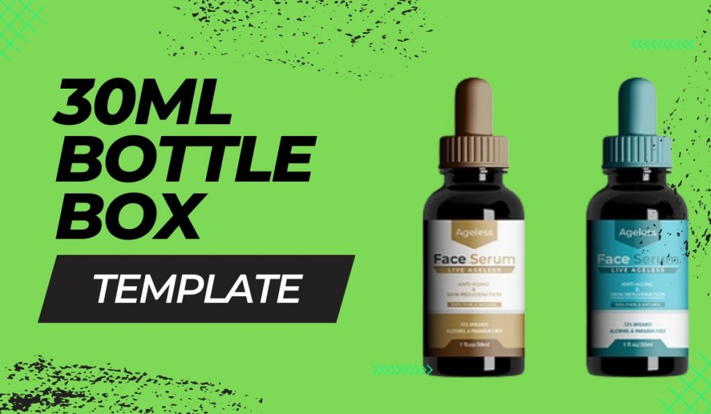 30ml Bottle Box Template