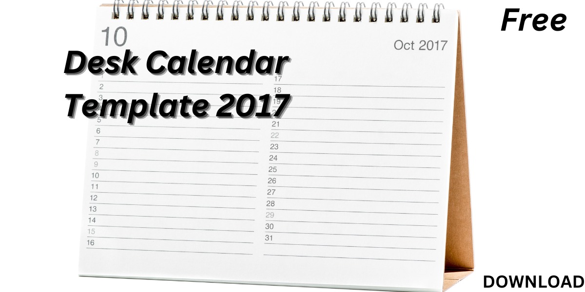 Desk Calendar Template 2023 Free Download Template Care 2968