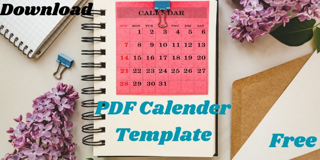 Best PDF Calendar Template Free Download Template Care